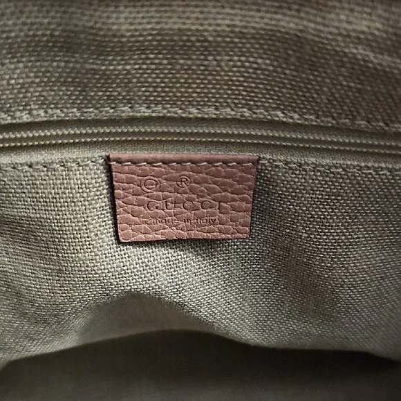 Gucci AUTHENTIC 2 WAY CALF SKIN LEATHER LARGE TOTE - Picture 8 of 13